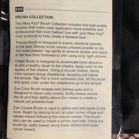 Mary Kay Brush collection with bag - Picture 4 of 8